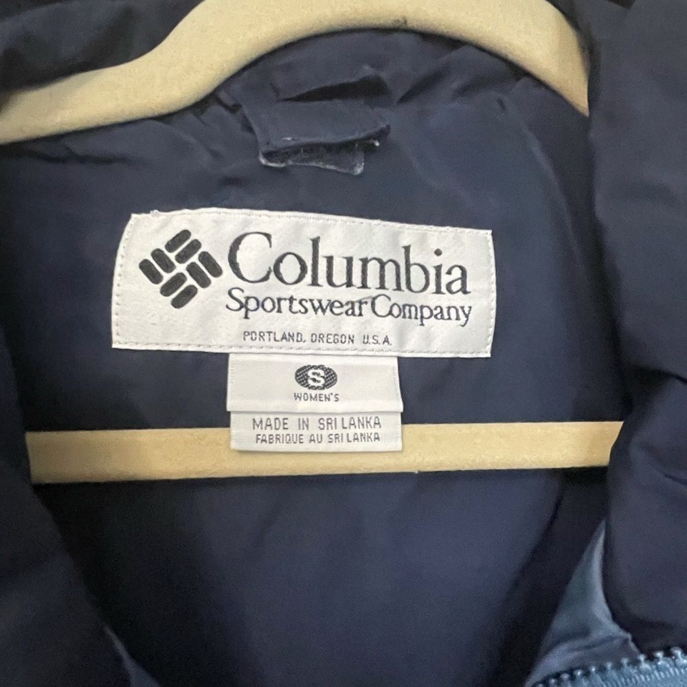 Columbia Navy & Light Blue Jacket Size S - Picture 3 of 10